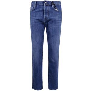 Jacob Cohen Men "Pant 5 Pockets Regular Straight Medium Rise Fit Edo V1" Denim